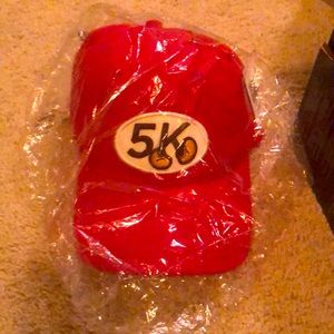 NWT RunDisney 5k red baseball hat!